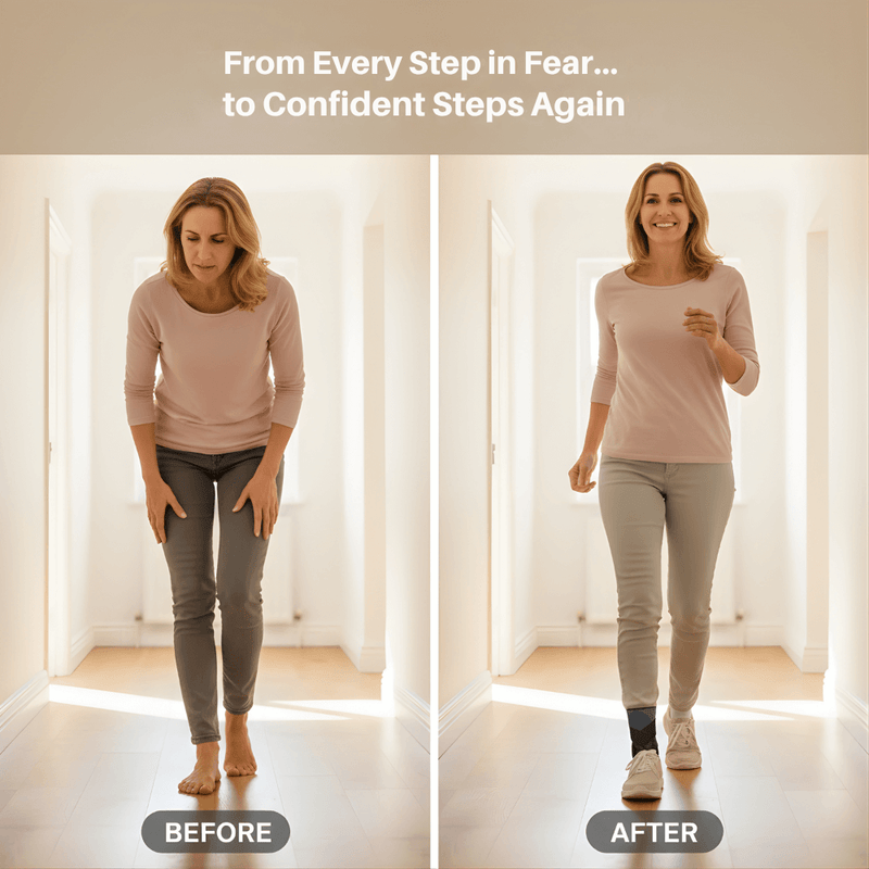 Adjustable Compression Ankle Support for Pain Relief & Stability