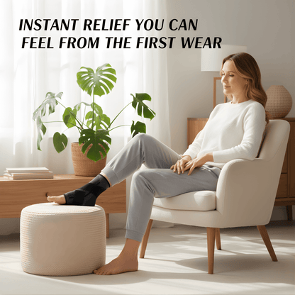 Adjustable Compression Ankle Support for Pain Relief & Stability