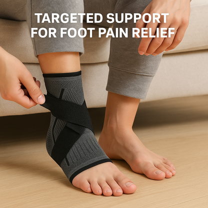 Adjustable Compression Ankle Support for Pain Relief & Stability